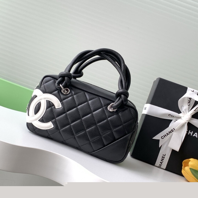 Ch*el top handle bags